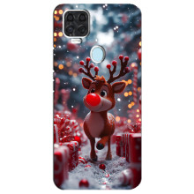 Яскравий чохол для ZTE Blade V2020 з Зимові Оленята – Олень серед подарунків