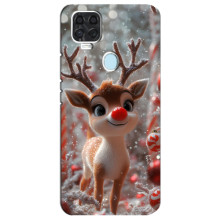 Яскравий чохол для ZTE Blade V2020 з Зимові Оленята