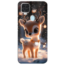 Яскравий чохол для ZTE Blade V2020 з Зимові Оленята – Оленятко