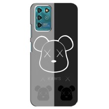 Чехлы для ZTE Blade V30 Vita - Bearbrick Louis Vuitton (PREMIUMPrint) (БеарБрик глаза)