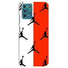Чехлы для ZTE Blade V30 Vita - с картинкой JORDAN (AlphaPrint) (Лого Джордан)