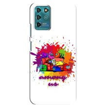 Чехол Амонг Ас для ZTE Blade V30 Vita (AlphaPrint) (Яркий АмонгАс)