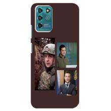 Чехол для ZTE Blade V30 Vita (AlphaPrint - с принтом Зеленского) – Президент