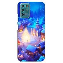 Рождественские Чехлы для ZTE Blade V30 Vita (VPrint) (Рождественский город)