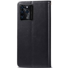 Кожаный чехол книжка GETMAN Gallant (PU) для ZTE Blade V30 – Черный