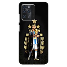 Чехлы для ZTE Blade V30 (Leo чемпион) (AlphaPrint) (Месси Король)