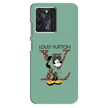 Чохли Луі Вітон для ZTE Blade V30 (AlphaPrint - LOUIS VUITTON) (Міккі Маус LV)