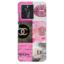 Чехол (Dior, Prada, YSL, Chanel) для ZTE Blade V30 (Модница)