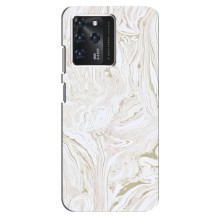 Мраморний чехол на ZTE Blade V30 (VPrint) (Білий мрамор)