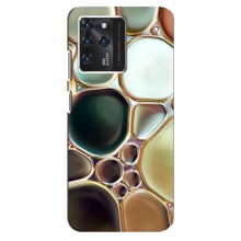 Мраморний чехол на ZTE Blade V30 (VPrint) (Радужний Мрамор)