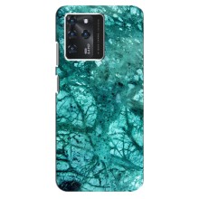 Мраморний чехол на ZTE Blade V30 (VPrint) (Зелений мрамор)