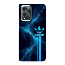 Чехлы Адидас для ZTE Blade V40 Pro (AlphaPrint) (Синий Адидас)