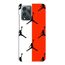 Чохли для ZTE Blade V40 Pro - з картинкою JORDAN (AlphaPrint) (Лого Джордан)