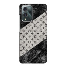 Чехол Стиль Louis Vuitton на ZTE Blade V40 Pro – LV на белом