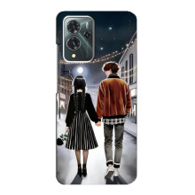 Чохол з дизайном Венздей 2 на ZTE Blade V40 Pro – Венздей і Тайлер