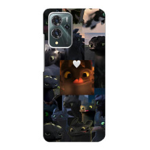 Чехол как приручить дракона на ZTE Blade V40 Pro – Дракон коллаж