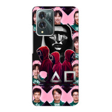 Чехол Гра в кальмара для ZTE Blade V40 Pro – Персонажи игры кальмара