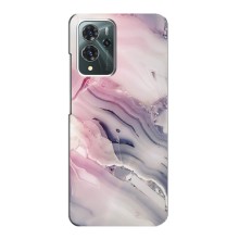 Мраморный чехол на ZTE Blade V40 Pro (VPrint) (Пурпурный Мрамор)