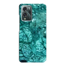 Мраморный чехол на ZTE Blade V40 Pro (VPrint) (Зеленый мрамор)