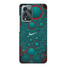 Силиконовый Чехол на ZTE Blade V40 Pro с картинкой Nike (Найк зеленый)