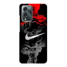 Силиконовый Чехол на ZTE Blade V40 Pro с картинкой Nike – Nike дым