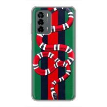 Чохли  GUCCI для  ZTE V40 Віта (AlphaPrint) (Gucci змія)