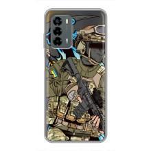 Чехлы с картинкой ЗСУ для Blade V40 Vita (AlphaPrint) (Воїн ЗСУ)