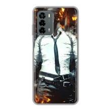 Чохол з картинкою "Герой Pubg" на Blade V40 Vita (Man Пубг)