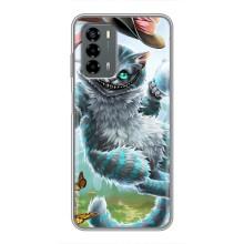 Бампер с изображением Котиков для ЗТЕ Блейд В40 Вита (Чеширский  КОТИК)