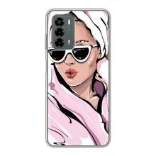 Чехол с картинкой Модные Девчонки Blade V40 Vita (Девушка в халате)