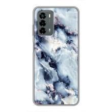 Чехол с текстурой Мрамора на ЗТЕ Блейд В40 Вита – Изумрудный мрамор