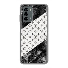 Чохол Стиль Louis Vuitton на Blade V40 Vita (LV на білому)