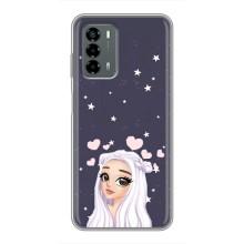 Чехол Стильные девушки на Blade V40 Vita (Девушка и сердечки)