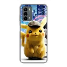 Чехол с Пикачу на Blade V40 Vita – Пикачу в городе