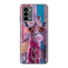 Чехол с принтом стильные животные для Блейд В40 Вита (Стильный жирав)