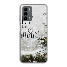 Новорічні, Святкові Чохли для Blade V40 Vita - 2024 год – Let it snow