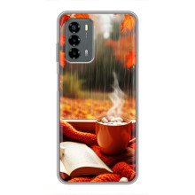 Чехол с уникальным дизайном «Осень с кофе» для Blade V40 Vita