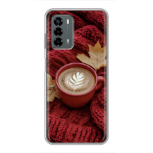 Чехол с уникальным дизайном «Осень с кофе» для Blade V40 Vita – Кофе на пледе