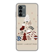 Різдвяні, Святкові Чохли для  ZTE V40 Віта – Merry Christmas