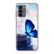 Силіконовий бампер з картинкою звірів для Blade V40 Vita (Метелик синій)