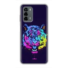 Силіконовий бампер з картинкою звірів для Blade V40 Vita (Тигр-Арт)