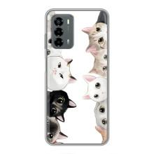 Силиконовый чехол с котиком для Blade V40 Vita – Коты