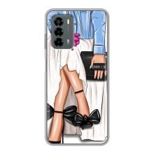 Силиконовый Чехол на Blade V40 Vita с картинкой Стильных Девушек – Мода