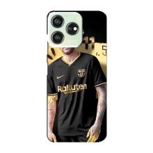 Силиконовый Чехол ZTE Blade V50 Design – Gold Neymar