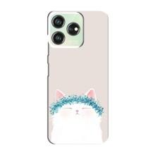 Чехол на тематику: Коты для ZTE Blade V50 Design – Белый котик