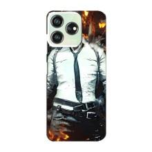 Силиконовый чехол с картинкой "Герой Pubg" на ZTE Blade V50 Design – Man Пубг