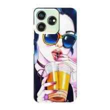 Чохол з картинкою Модні Дівчата ZTE Blade V50 Design (Дівчина з коктейлем)