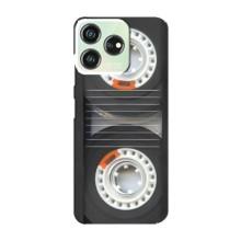 Чехол с Прикольным принтом на ZTE Blade V50 Design (Кассета магнитофона)