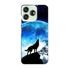 Чохол з Вовком на ZTE Blade V50 Design – Виє на місяць