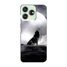 Чохол з Вовком на ZTE Blade V50 Design – Вовк і місяць
